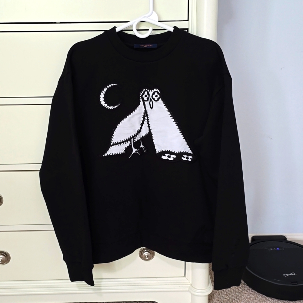 Louis Vuitton Comic Owl Patch Crewneck